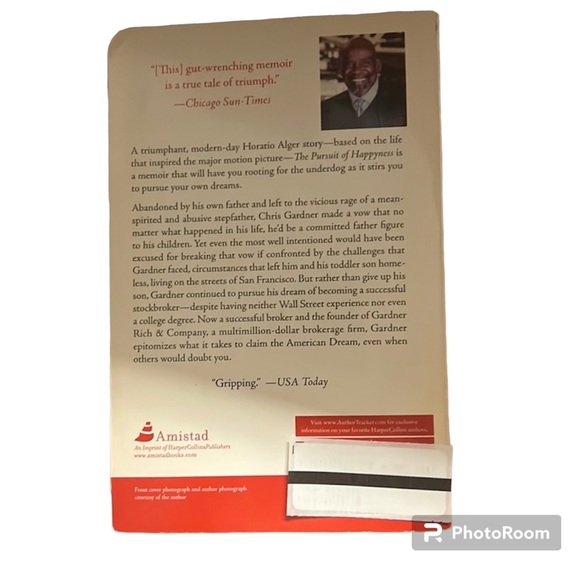 4/$20 | Softcover Novel | The Pursuit of Happyness • Chris Gardner - Picture 2 of 2